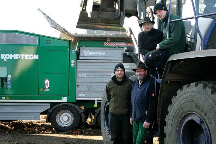 Peter Meier, runs a small but sophisticated greenwaste composting operation with his wife Heidi Meier, sons Florian Meier and  Rudi Meier.