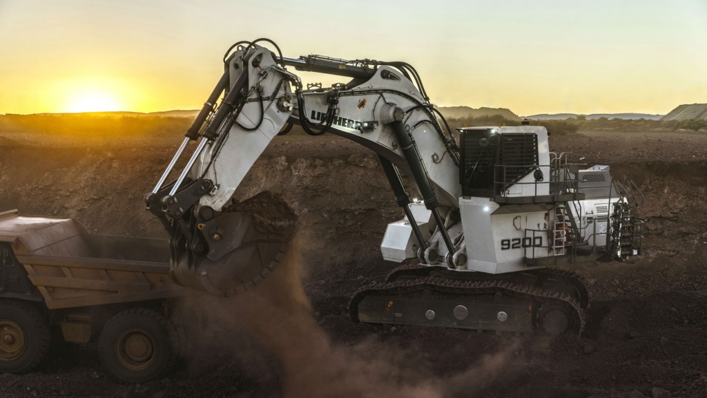 R 9200 mining excavator.