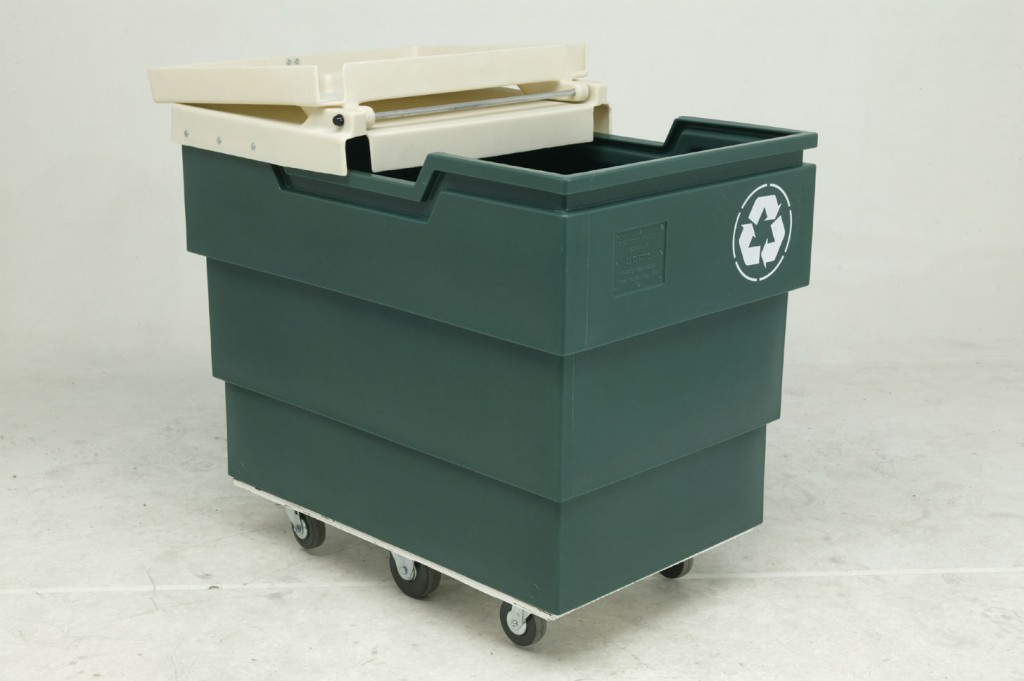 The 50P Series recycling carts in the Poly-Trux line earned the coveted front cover story in the 2016 Rotational Molders Ranking issue.