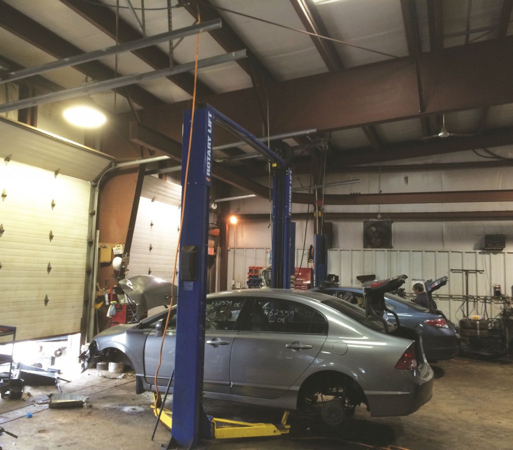When car bodies cannot be rebuilt or are fully “parted out” they are sold to scrap recyclers for crushing and recovery of metals and other residual materials such as plastics.