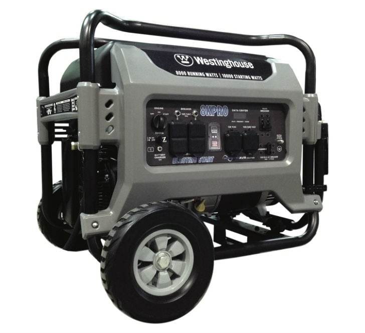 Westinghouse 10,000-Watt Gas Powered Portable Generator with