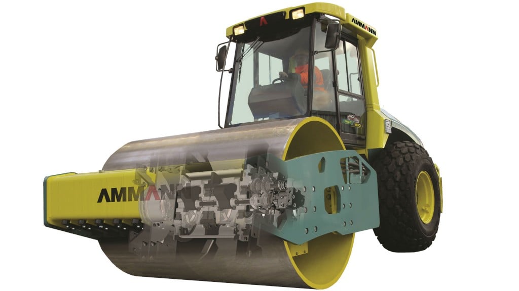 The Ammann ASC 150 Tier 4i Soil Compactor.