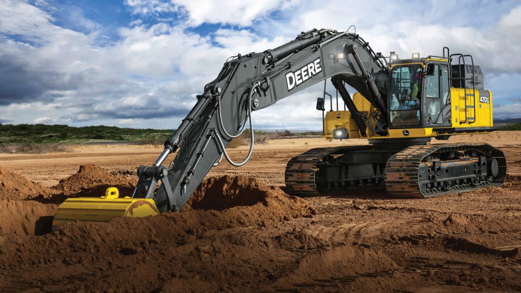 The 470G LC Excavator includes an automatically cleaning diesel particulate filter (DPF) and optional 2D/3D grade guidance sensor mounting brackets, offering contractors a durable solution for earth moving, pipeline and road-building projects.