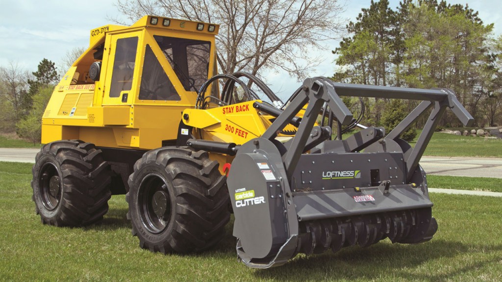 Geo-Boy brush cutter tractor for land clearing and site prep