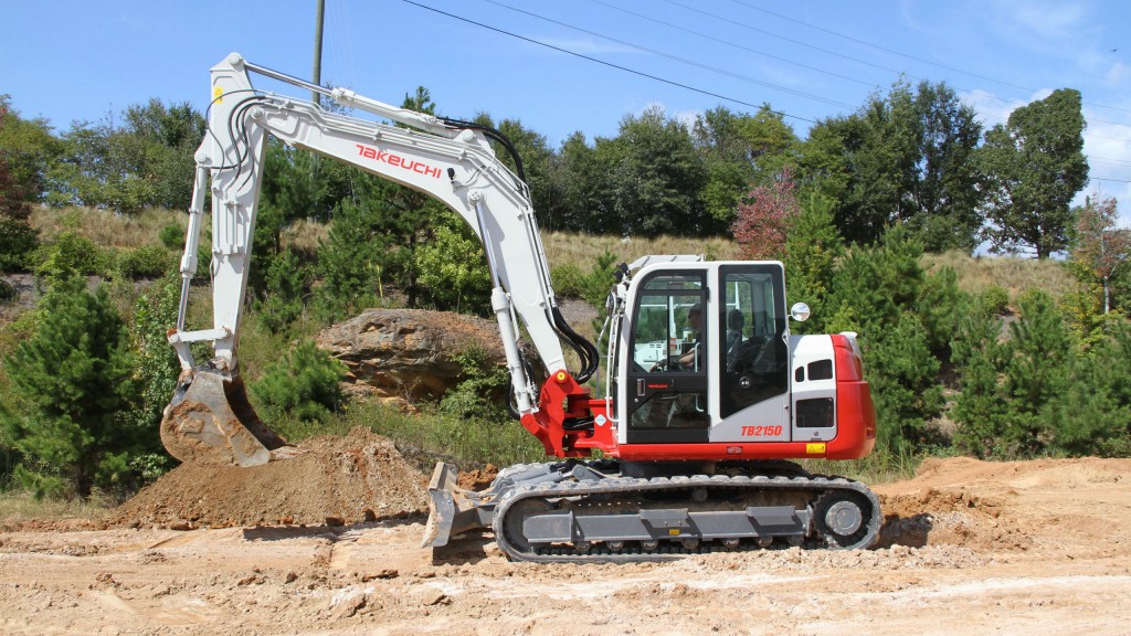 The TB2150 excavator is powered by a Deutz TCD 3.6 liter turbocharged diesel engine that is U.S. EPA Final Tier 4 emission compliant.