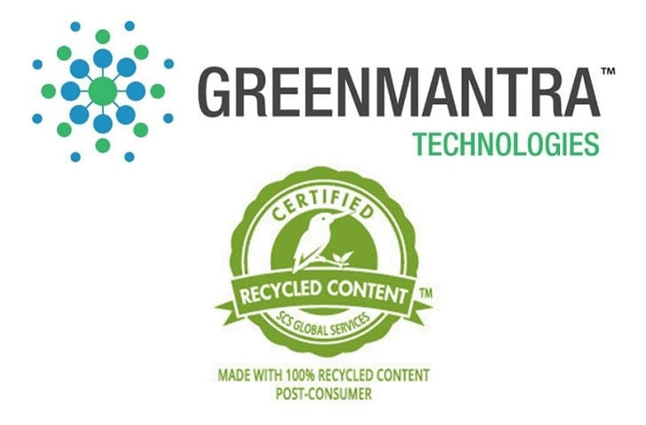 GreenMantra Technologies receives recycled content certification from SCS Global Services 