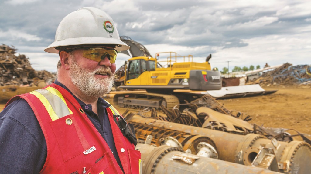 Stuart Sharpe, Tervita Metals Recycling GM, says his team is gaining fuel efficiency and lowering operating costs as new generations of shears are allowing them to get the same power on 35- and 40-ton machines that used to be achieved with only larger machines.