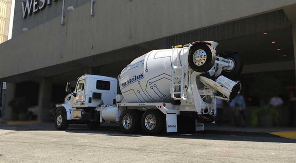 Advanced control system for mixer trucks