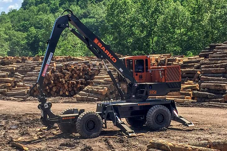 Barko Hydraulics, LLC - 595B RTC Forestry Log Loaders