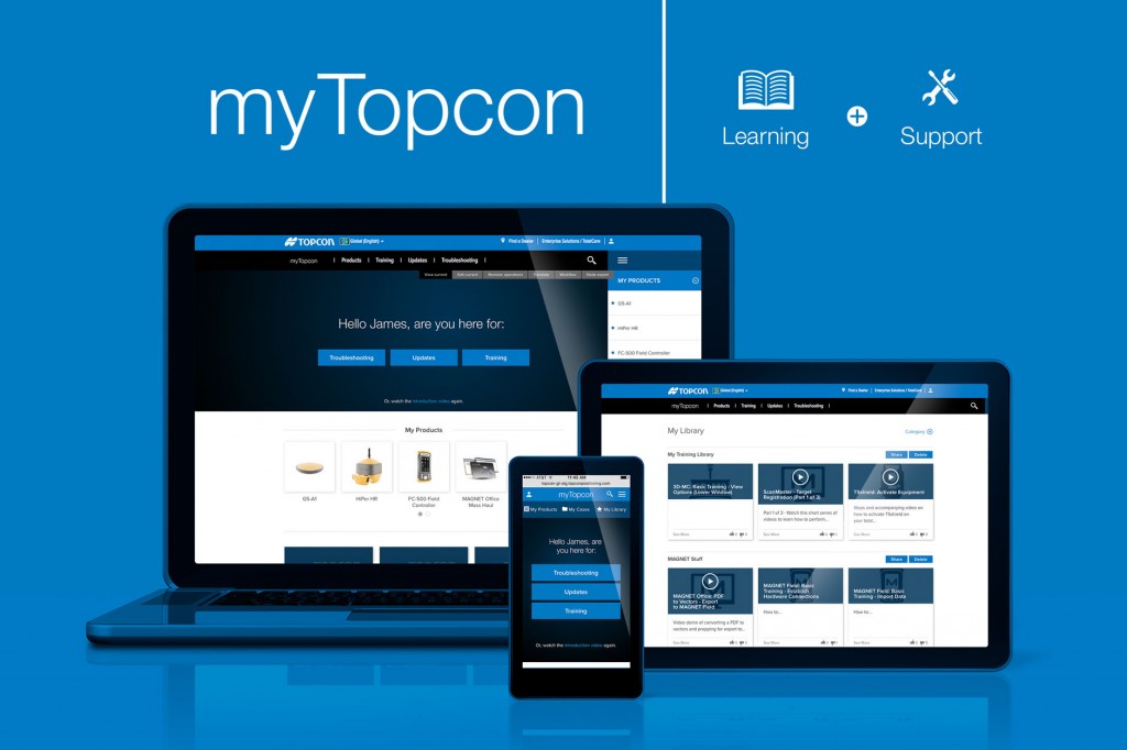 Topcon launches myTopcon support and training site