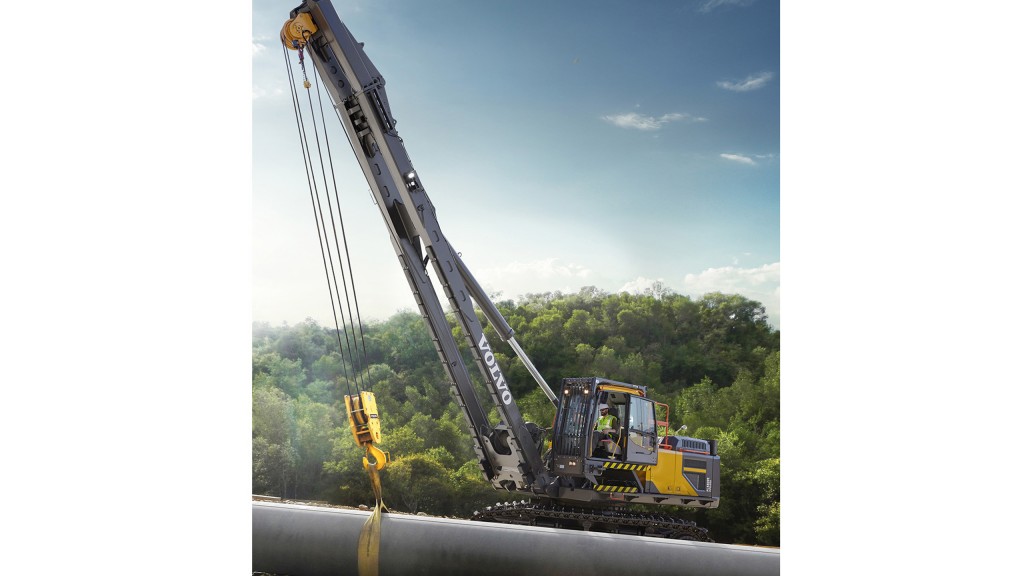 Rotating pipelayer from Volvo delivers performance and lifting capacity