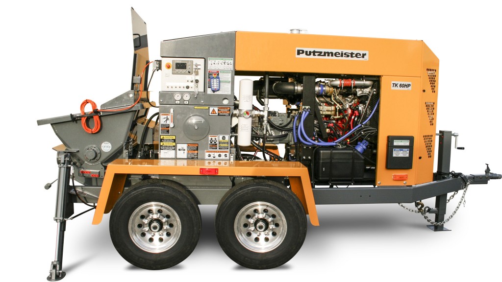 Trailer pump line introduced at World of Concrete