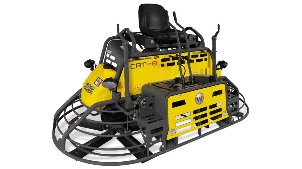 Wacker Neuson offers new ride-on trowel model with EFI technology