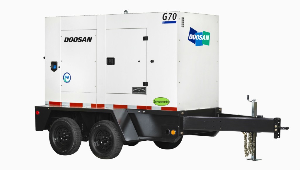 Doosan Portable Power adds G25, G50 AND G70 models to mobile generator lineup 