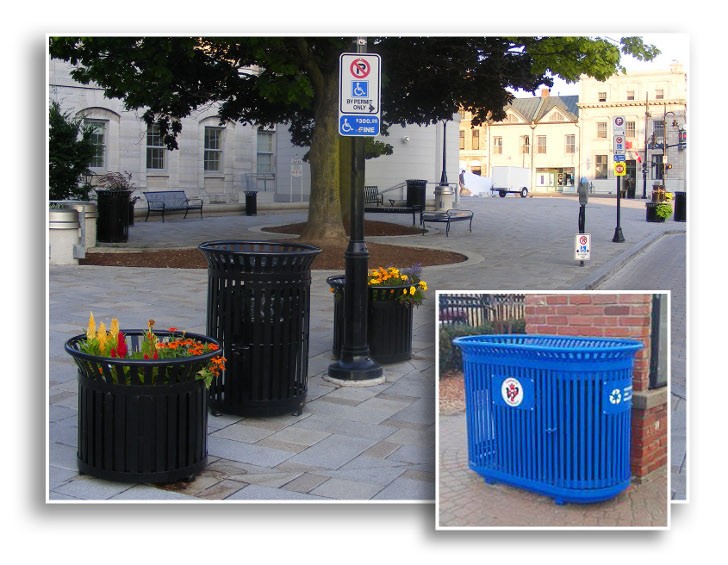 ​Premier Series Waste and Recycling Receptacles Offer Contemporary, Vandal-Resistant Design