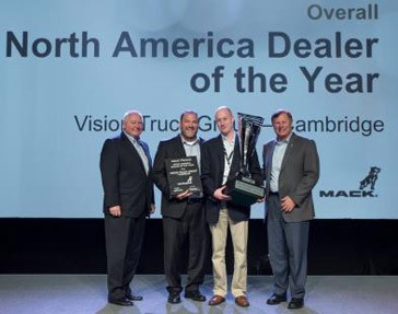 Ontario operation earns N.A. Dealer of the Year from Mack