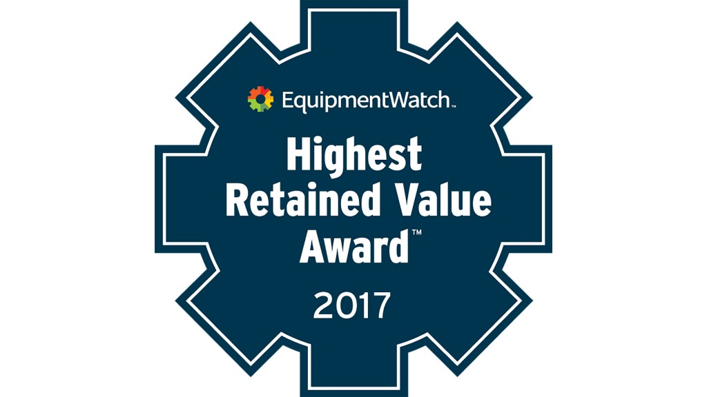  EquipmentWatch Names 2017 Highest Retained Value Award Winners  