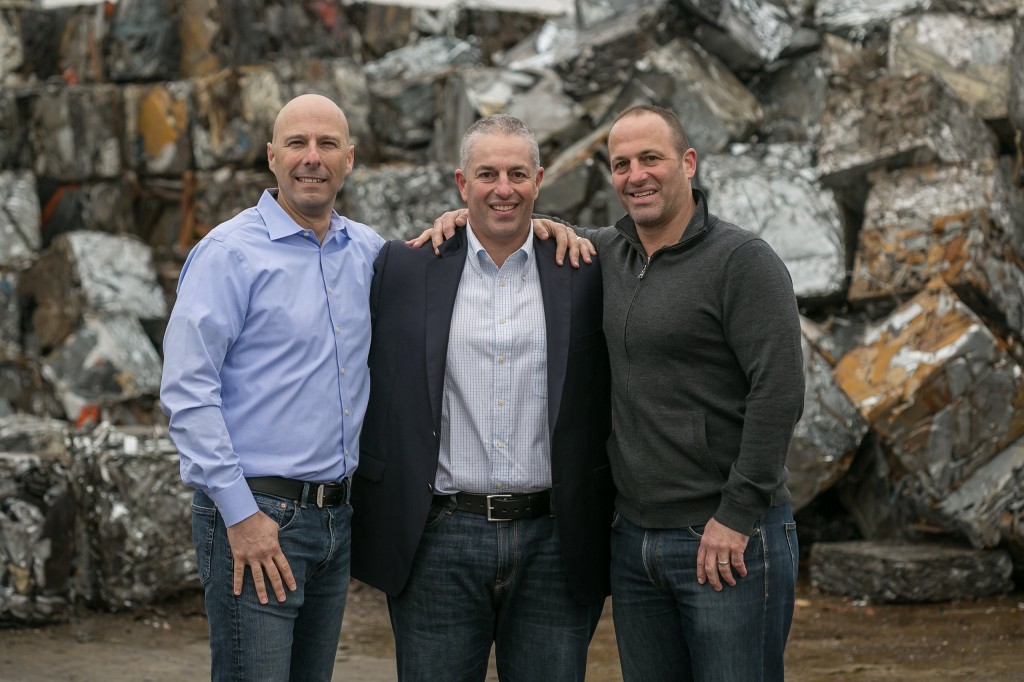 From left to right: Combined Metal Industries' Darryl Shull, Gary Kaplan and David Kaplan.