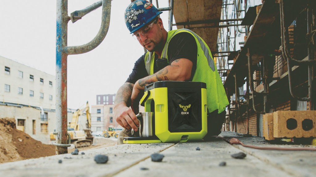 Tough jobsite coffee maker from OXX