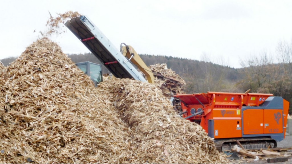 From wood waste to biomass fuel with Volvo Penta engines and ARJES machinery