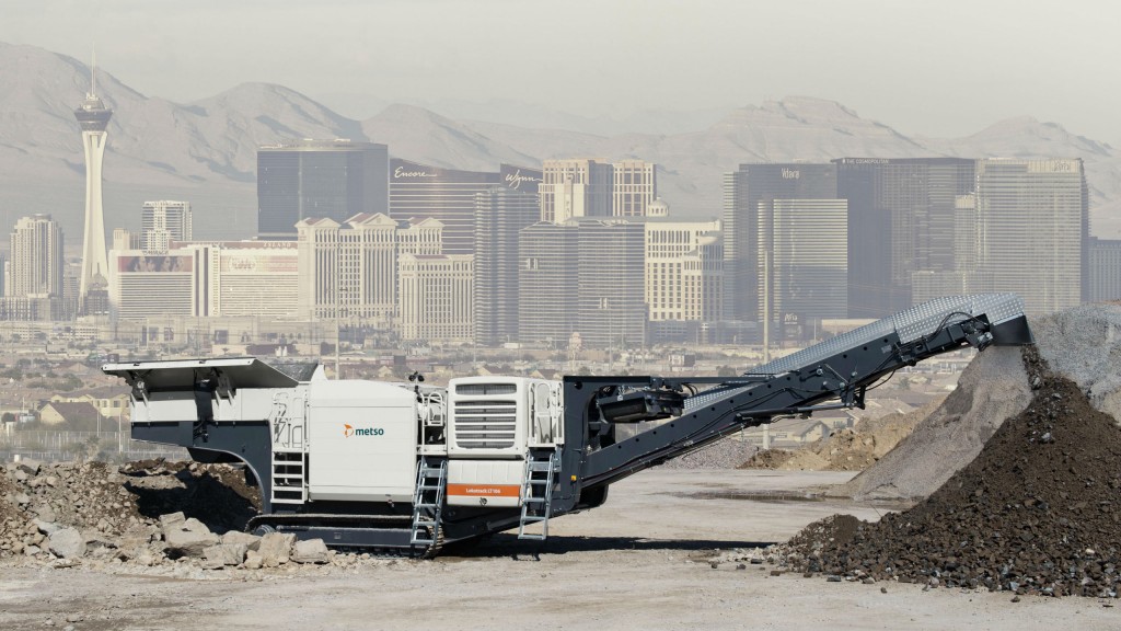 Metso community-friendly Lokotrack Urban series designed for tight-space city crushing