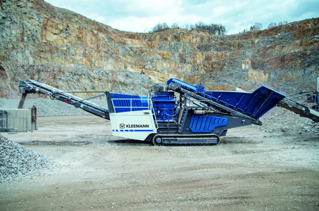 Kleemann MOBICONE MCO 11i PRO cone crusher features SPECTIVE intuitive control system