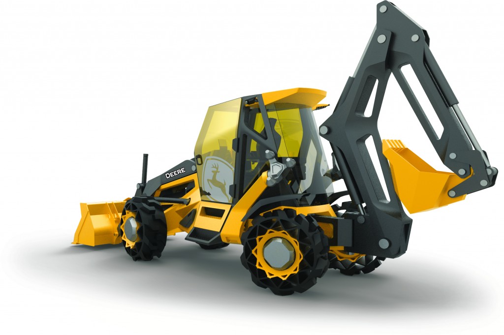 John Deere and Designworks collaborate on the Backhoe of the Future