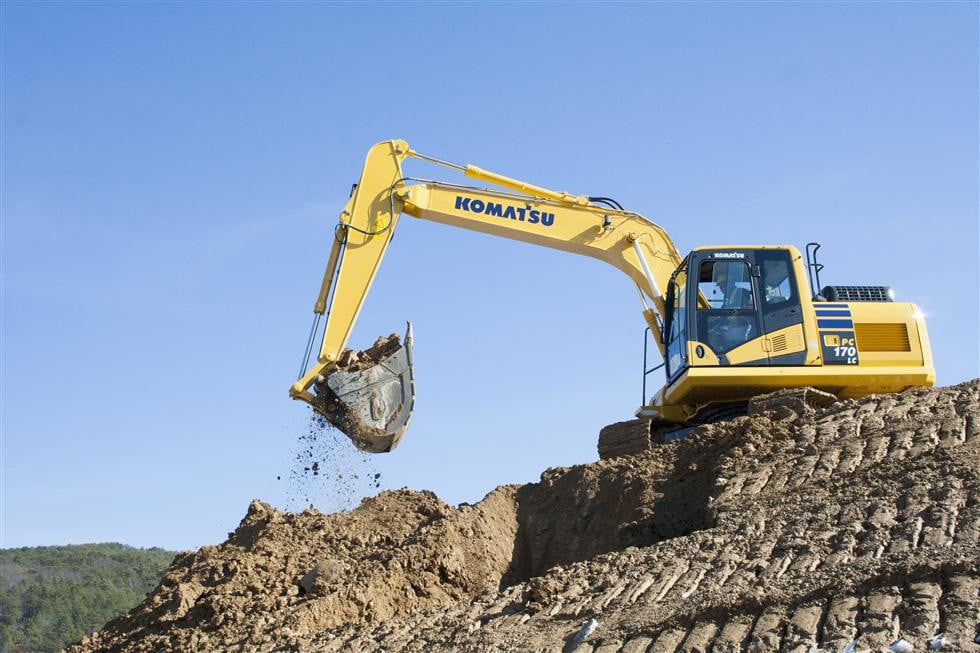 Komatsu 121-hp PC170LC-11 hydraulic excavator