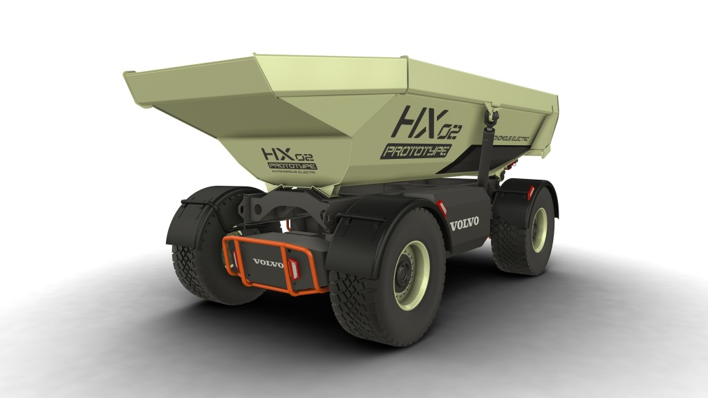 Volvo launches latest in electric site solution options - a prototype autonomous load carrier