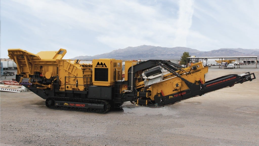 Small footprint makes crushing plant ideal for small to medium contractors