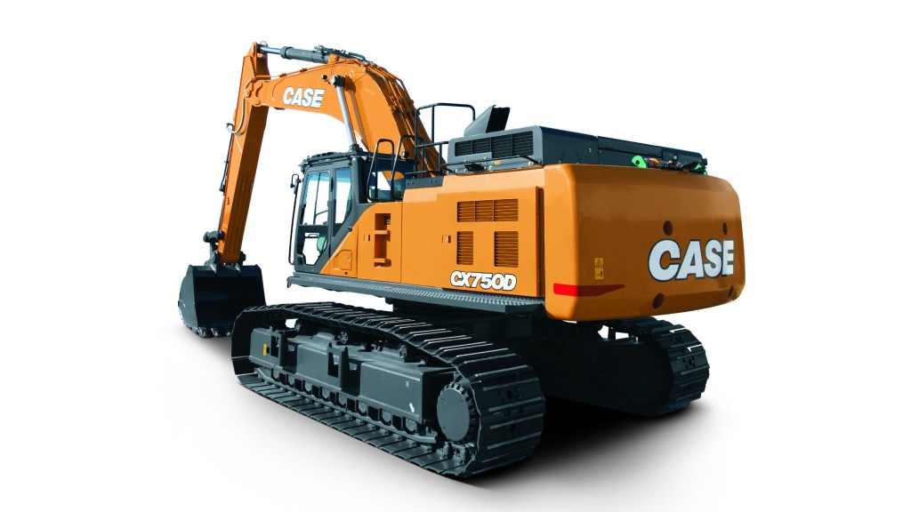 CASE introduces CX750D excavator with best-in-class horsepower and lifting capacities 