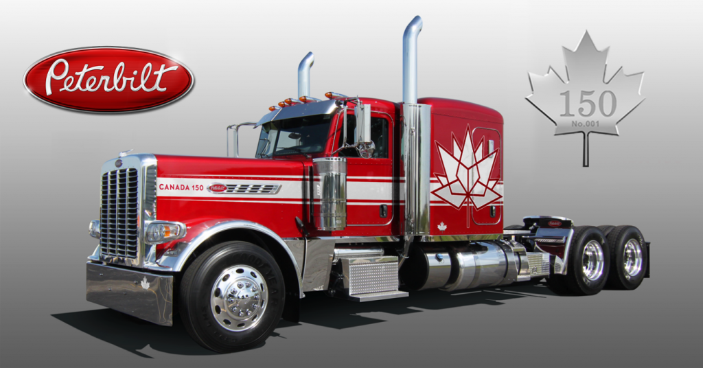 Peterbilt model 389 Canadian 150th anniversary edition packed with exclusive features