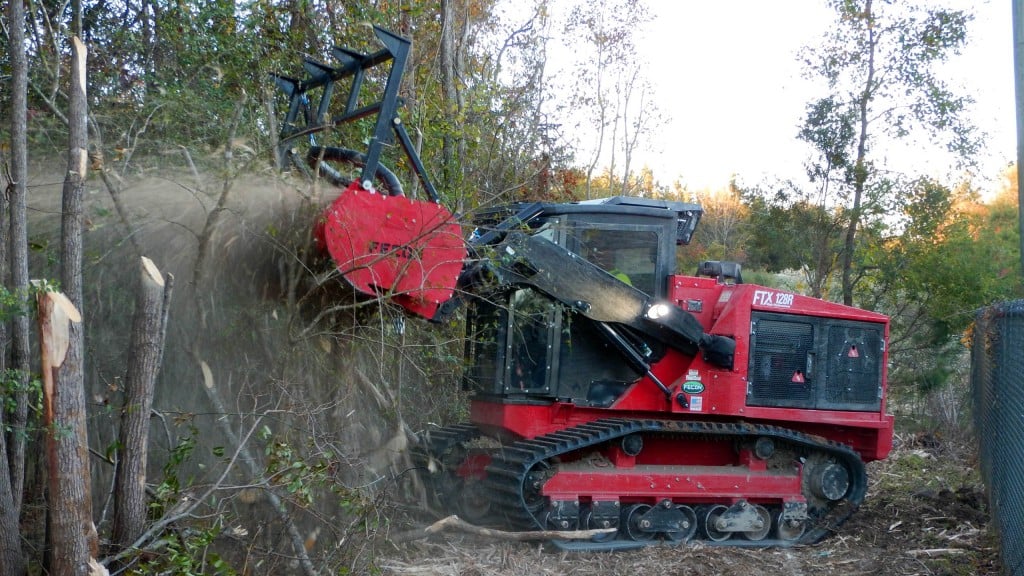 Rubber tracked mulcher added to Fecon tractor line
