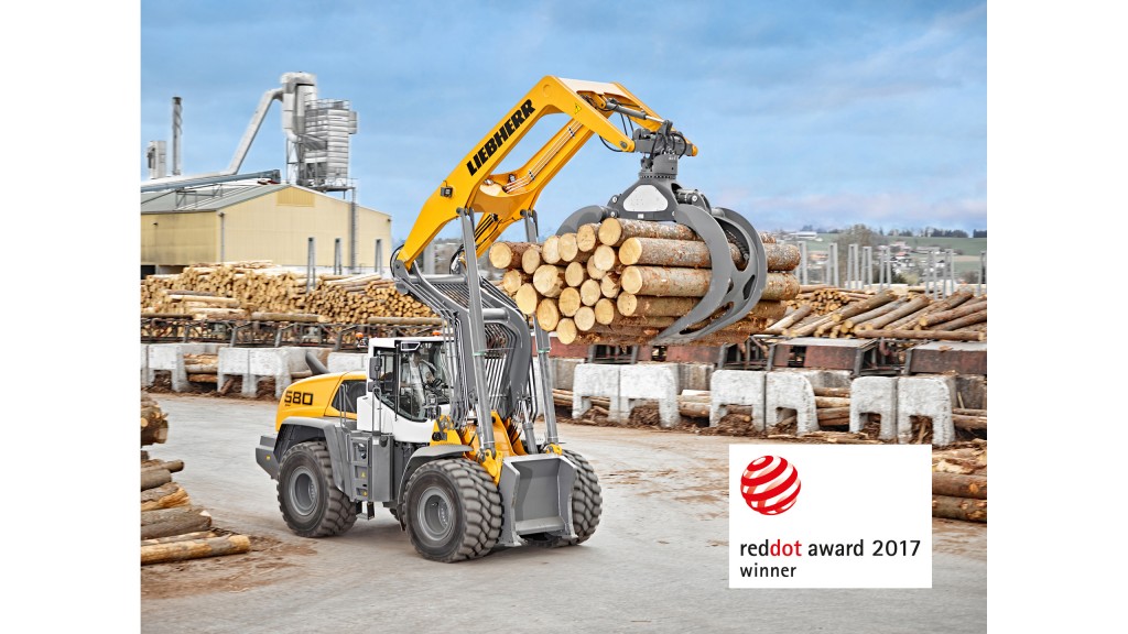 Liebherr L 580 LogHandler XPower earns Red Dot Award for product design