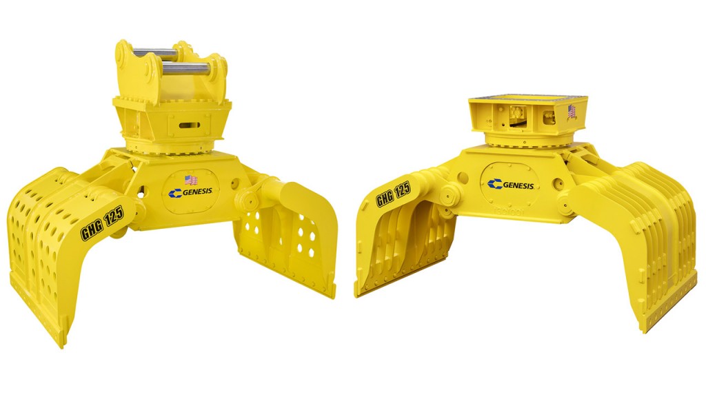 Handling grapple designed with streamlined features