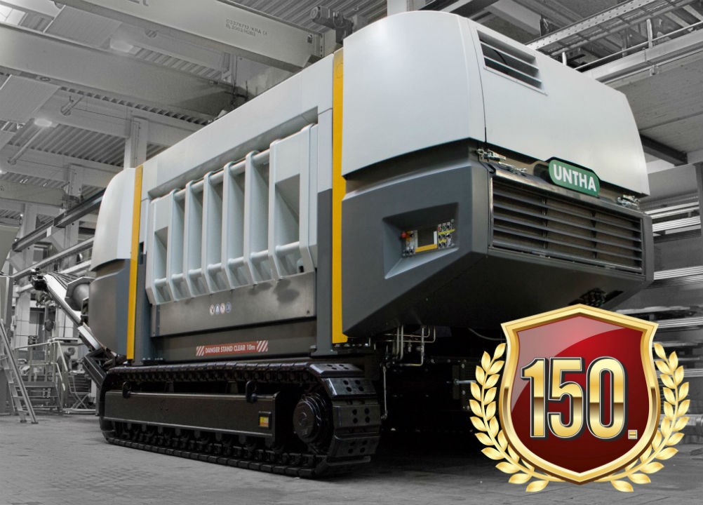 UNTHA XR waste shredder hits one million operational hours