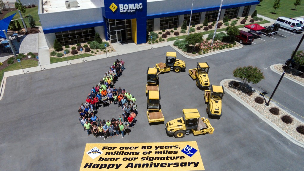 BOMAG celebrates 60th anniversary in 2017