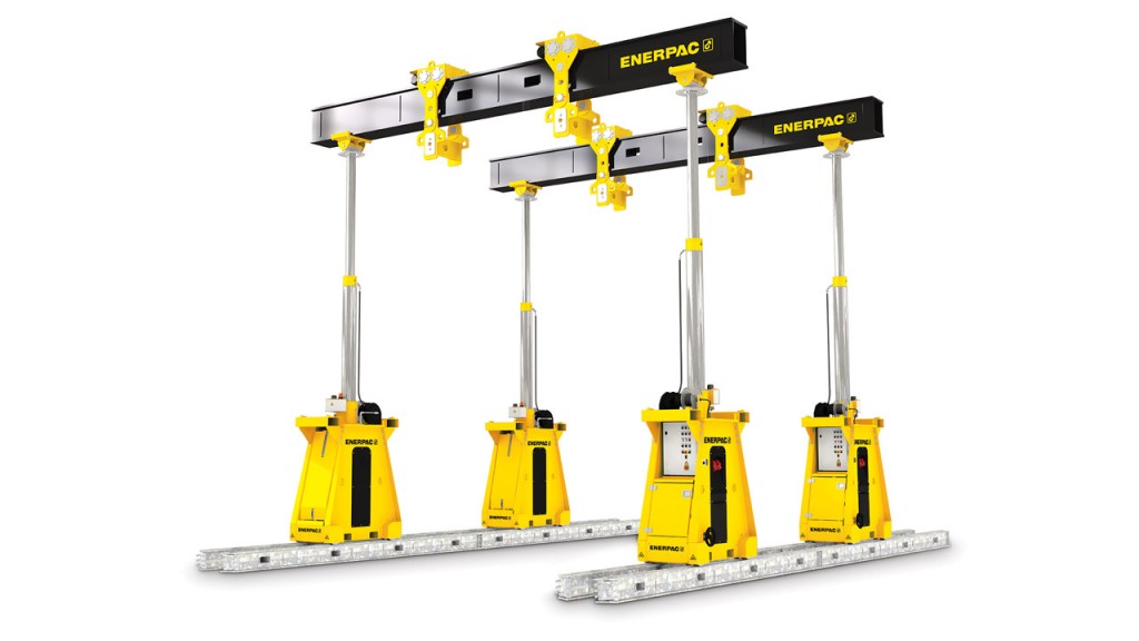 High-capacity hydraulic gantry for lifting and rigging applications