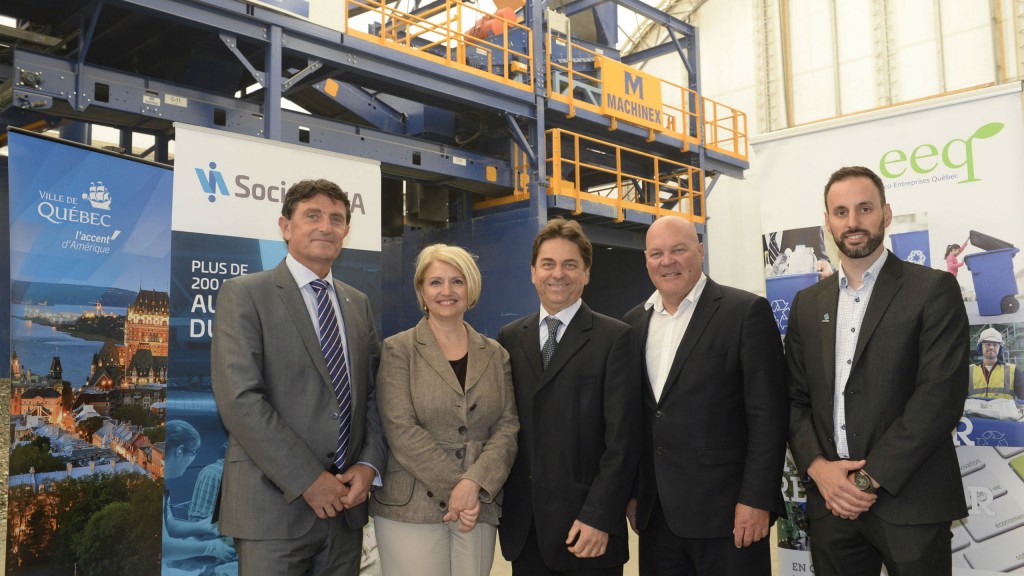 Innovative equipment in Quebec City Materials Recycling Facility marks a new era in glass recycling 