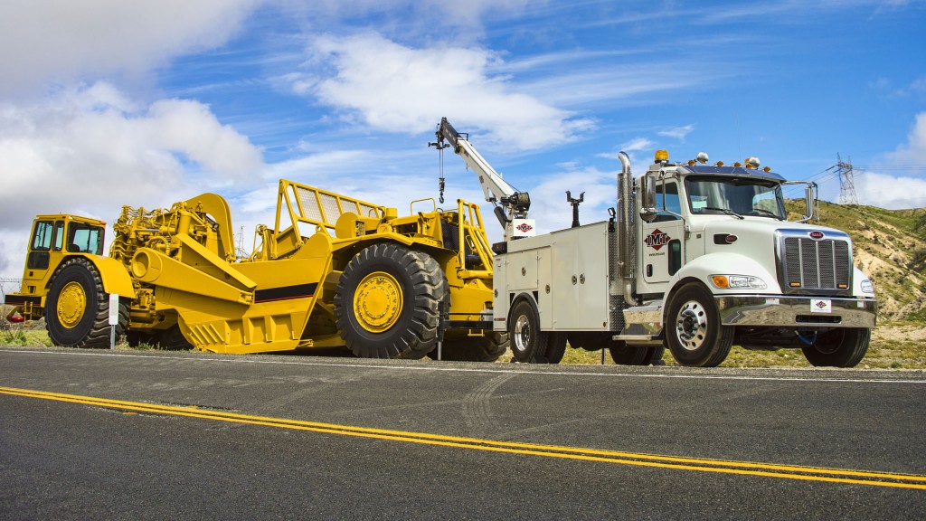 New 11-foot mechanics truck and 25-foot telescopic crane