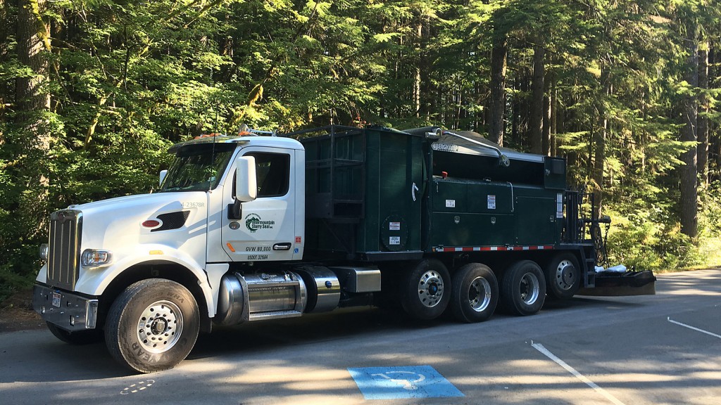 Tier 4 engine powers paver truck and meets emissions regulations