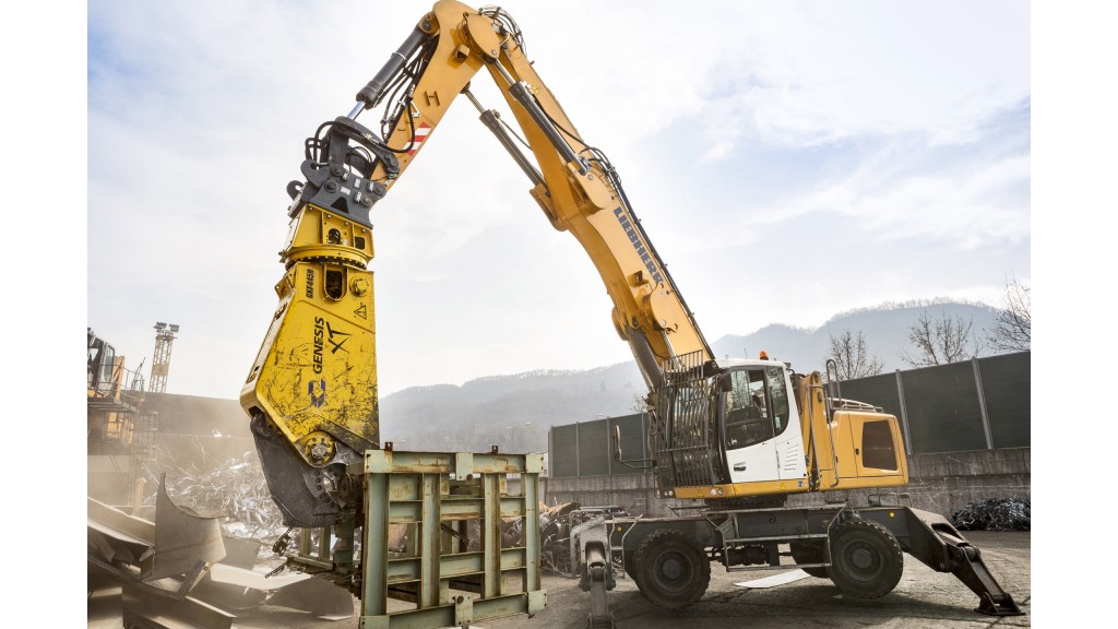 Liebherr supplies cylinders for new scrap shears by Genesis