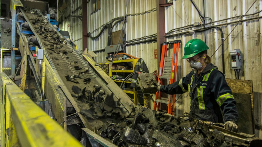 Liberty Tire’s Legal, AB facility has partnered with Kal Tire to shred and recycle used over-the-road tires.