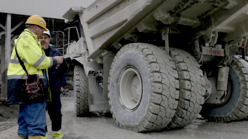 Rigid dump truck tires allow higher load capacity or faster speeds