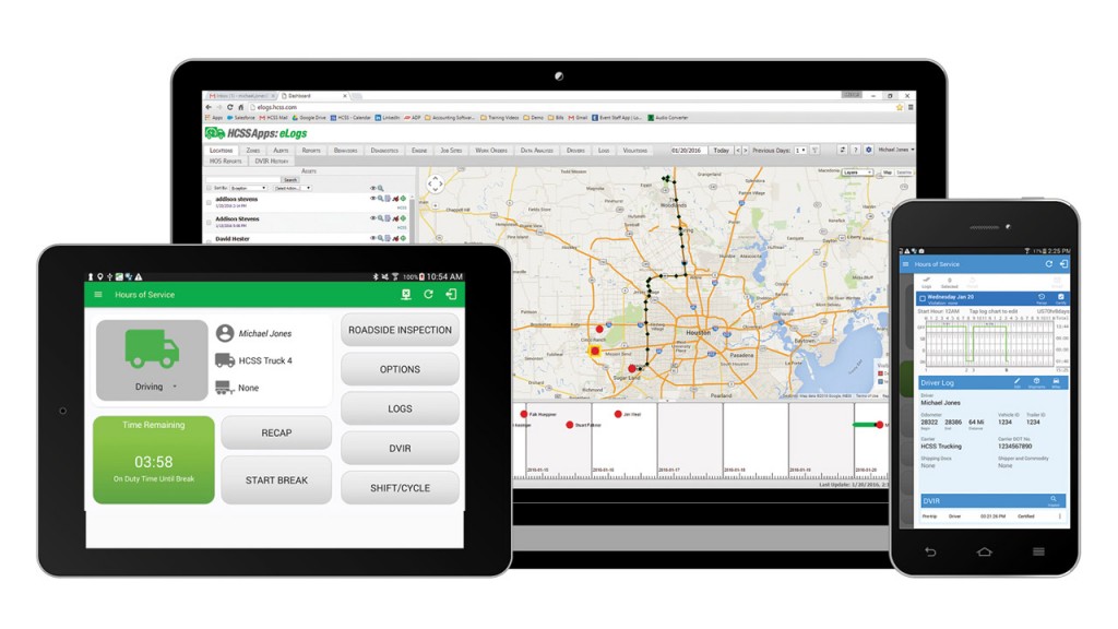 Electronic Logging Device offers drivers an app and telematics integrated with other software