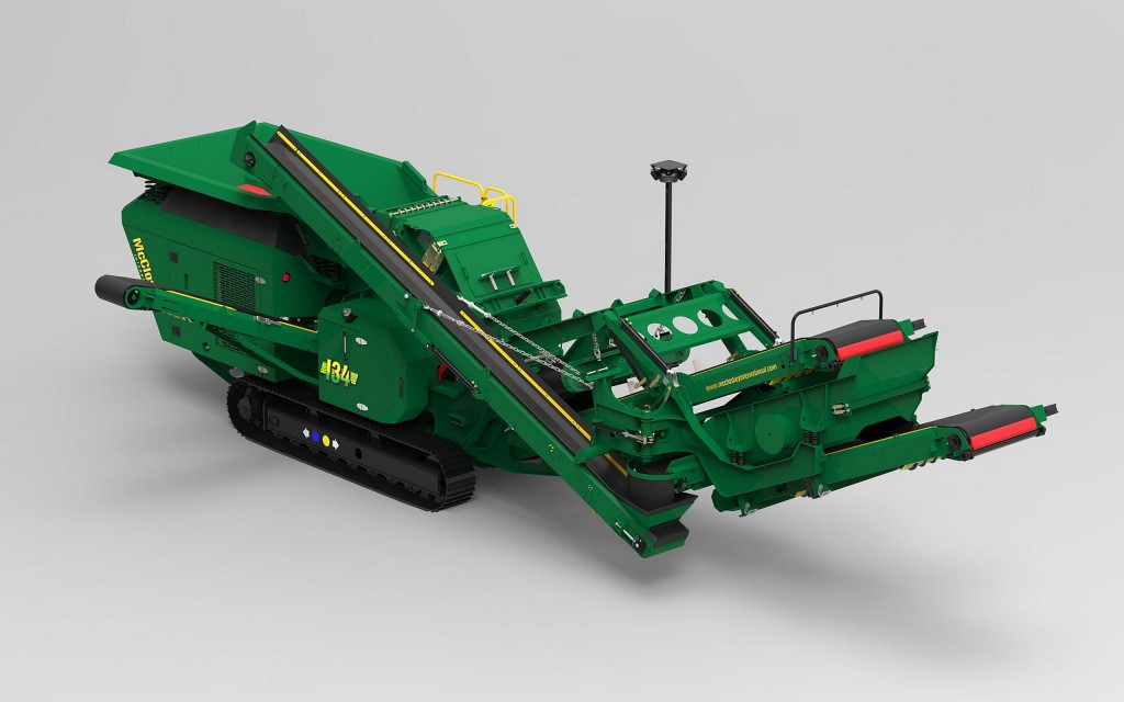 McCloskey's new I34 Impactors are designed for compactness and high mobility, capable of moving while crushing in small spaces. The lines' small footprint (less than 2.5 m wide) is uniquely suited to the demolition and asphalt recycling industry, aggregates and smaller scale construction projects, and for easy transport from site to site.