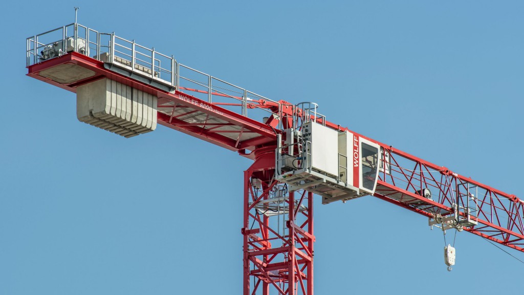 The new WOLFF 6020 clear – 140 mt flat-top WOLFF crane reloaded