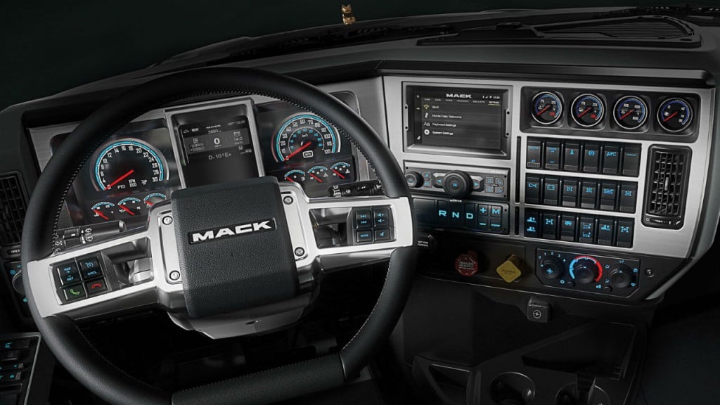 Mack Trucks updates it's interiors for driver comfort and ease of use