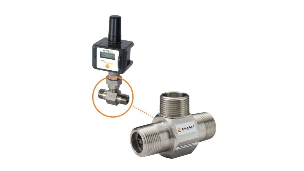 Turbine flow meter an easy drop-in replacement for many existing units Turbine flow meter an easy drop-in replacement for many existing units