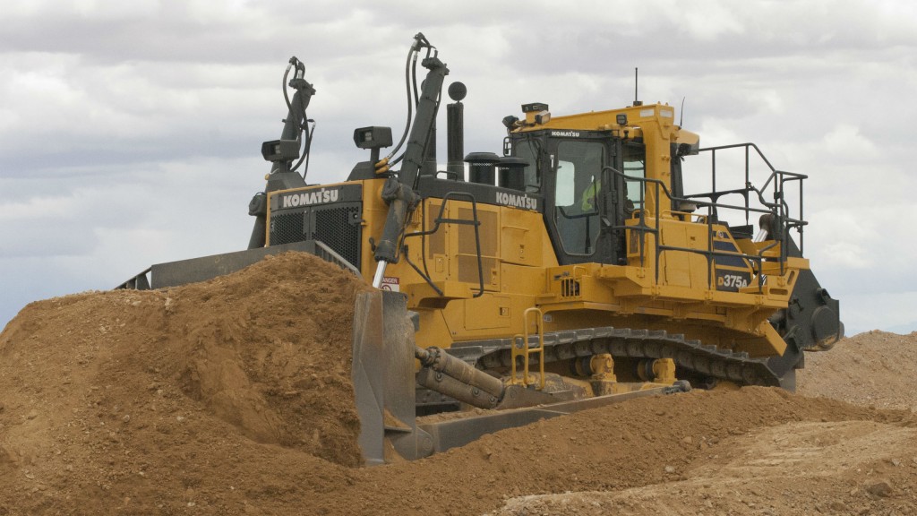 Komatsu crawler dozer features more horsepower for better productivity